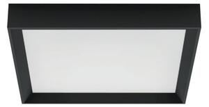 TARA PLAFONIERA MEDIA QUADRATA BIANCA E NERA LED 31W LUCE 3000K DELLA LINEA LIGHT