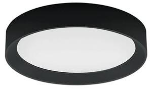 TARA PLAFONIERA ROTONDA PICCOLA D31 BIANCA E NERA LED 21W LUCE 3000K DELLA LINEA LIGHT