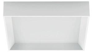 TARA PLAFONIERA PICCOLA QUADRATA NERA E BIANCA LED 21W LUCE 3000K DELLA LINEA LIGHT