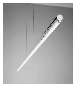 STRAIGHT P1 SOSPENSIONE LINEARE CROMATA LED 18W MODERNA LUCE 2700K DELLA LINEA LIGHT