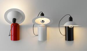 LAMPIATTA LAMPADA DA TAVOLO O DA PARETE IN STILE VINTAGE BIANCA NERA O ROSSA MARCHIO STILNOVO