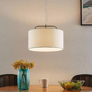 Lindby Jevanna lampada sospensione, 1 luce, bianco