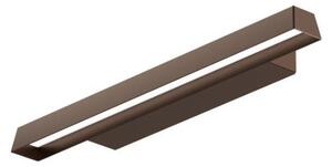 LIRA AISI APPLIQUE PER AMBIENTI ESTERNI IP65 IN METALLO NERO O MARRONE LED 16W LUCE 3000K