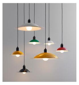 LAMPIATTA SOSPENSIONE SINGOLA DIAMETRO CM 28 5 COLORI IN STILE VINTAGE MARCHIO STILNOVO