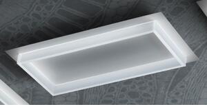 SQUARE R70 PLAFONIERA RETTANGOLARE 22 COLORI CM 70X35 LED INTEGRATO 40W MODERNA CON SWITCH