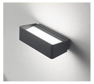 APPLIQUE DA ESTERNO IP65 BIEMISSIONE LED 13W LUCE 4000K ANTRACITE O BIANCO DELLA GEA LUCE