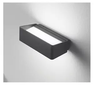 APPLIQUE DA ESTERNO IP65 BIEMISSIONE LED 13W LUCE 4000K ANTRACITE O BIANCO DELLA GEA LUCE