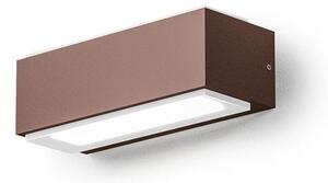 APPLIQUE DA ESTERNO IP65 BIEMISSIONE LED 10W LUCE 4000K ANTRACITE BIANCO O RUGGINE GEA LUCE