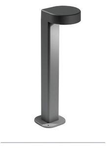 PALETTO DA ESTERNO H50 CM ANTRACITE IP65 METALLIZZATO LED 13W LUCE 4000K MODERNO