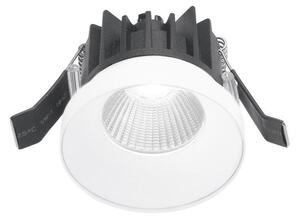 FARETTO DA INCASSO ROTONDO IN ALLUMINIO BIANCO O NERO LED 9W LUCE 3000K IP54