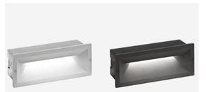 SEGNAPASSO DA INCASSO PER ESTERNI IP65 ANTRACITE O GRIGIO CON LED 13W LUCE 4000K