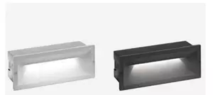 SEGNAPASSO DA INCASSO PER ESTERNI IP65 ANTRACITE O GRIGIO CON LED 13W LUCE 4000K