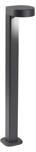 PALO DA ESTERNO H80 CM ANTRACITE IP65 METALLIZZATO LED 13W LUCE 4000K MODERNO