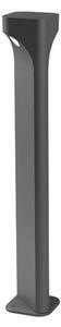 PALO DA ESTERNO MODERNO H80 ANTRACITE IP65 LED 11W LUCE 4000K DOPPIA ILLUMINAZIONE