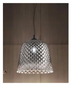 ALICE D40 SOSPENSIONE SINGOLA IN VETRO AMBRA FUME O BIANCO CON EFFETTO BALLOTON GEA LUCE