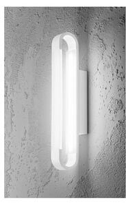 RING LAMPADA DA SPECCHIO IN METALLO BIANCO IP44 LED 12W LUCE 3000K O 4000K LUNGHEZZA CM 42