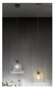 ALICE D25 SOSPENSIONE SINGOLA IN VETRO AMBRA FUME O BIANCO CON EFFETTO BALLOTON GEA LUCE
