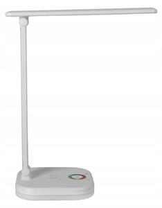 Lampada da tavolo LED RGBW dimmerabile con ricarica wireless LED/7W/5V USB bianca