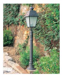 LAMPIONCINO DA ESTERNI ALTEZZA CM 121 IP23 NERO O ANTRACITE DIFFUSORE IN VETRO MADE IN ITALY
