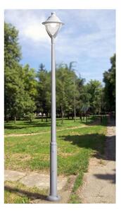 EKTOR-BEPPE LAMPIONE ALTEZZA 3 MT IN RESINA GRIGIA O NERA IP65 MADE IN ITALY FUMAGALLI