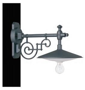 40213 LAMPADA DA PARETE CLASSICA PER ESTERNI IP23 ANTRACITE O NERA MADE IN ITALY