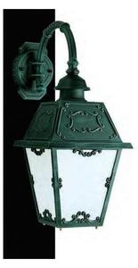 55210 LAMPADA DA PARETE PER ESTERNI IP23 NERO O ANTRACITE CON DIFFUSORE IN VETRO MADE IN ITALY