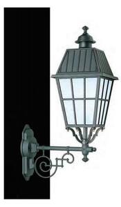 92113 LANTERNA CLASSICA A PARETE PER ESTERNI IP23 ANTRACITE O NERA DIFFUSORE IN VETRO MADE IN ITALY