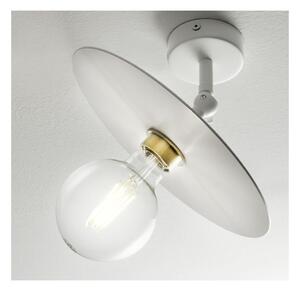 PUB PLAFONIERA MODERNA METALLO BIANCO E PIATTO D30 CM 3 COLORI MADE IN ITALY