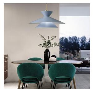 KIM SOSPENSIONE SINGOLA MODERNA IN METALLO AZZURRO CIELO DIAMETRO CM 60 MARCHIO MILOOX LAMPADINA ATTACCO E27
