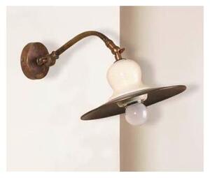 APPLIQUE IN OTTONE INVECCHIATO E TERRACOTTA STILE RUSTICO MADE IN ITALY DELLA IMAS