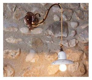 APPLIQUE RUSTICA IN TERRACOTTA E OTTONE MADE IN ITALY DELLA IMAS