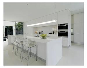 T311.31 PIRGOS SOSPENSIONE TUBOLARE IN ALLUMINIO LED 43.2W LUCE 3000K LARGHEZZA CM 200 IP40 MODERNA