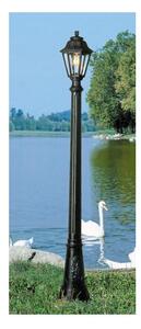 ARTU-ANNA LAMPIONE IN RESINA NERA CON LANTERNA ALTEZZA 182 CM IP55 ECONOMICO FUMAGALLI MADE IN ITALY