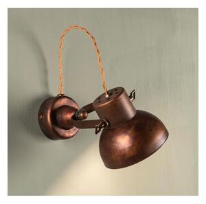 APPLIQUE SPOT 1 LUCE IN OTTONE LUCE ORIENTABILE IN STILE RUSTICO MADE IN ITALY DELLA IMAS