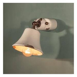 APPLIQUE SPOT RUSTICA IN CERAMICA DECORATA CON SNODO MADE IN ITALY DELLA IMAS