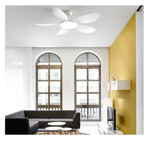 SMARTI VENTILATORE BIANCO 5 PALE D130 CM LUCE LED 36W CCT 3000-4000-6000K TELECOMANDO INCLUSO