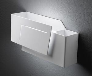 CLAP A20 LAMPADA DA PARETE LARGHEZZA CM 20 IN METALLO 19 COLORI LED 12W LUCE 3000K-4000K