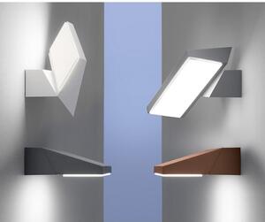 BOB APPLIQUE ORIENTABILE DA ESTERNO IP65 4 COLORI LED 13W LUCE 3000K DESIGN MODERNO
