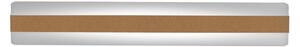 DOUP A86 PLAFONIERA APPLIQUE MODERNA LED 56W LUCE 3000-4000K FASCIA IN METALLO 20 COLORI BIEMISSIONE DI LUCE