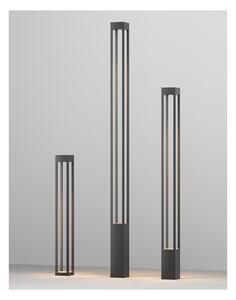 ELBE PALO DA ESTERNI IP65 ANTRACITE 3 MISURE LED INTEGRATO LUCE 3000K SQUADRATO MODERNO