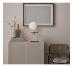 LINGOTTO LAMPADA DA TAVOLO NERA - ORO H38 CM CON DIFFUSORE IN VETRO DIMMERABILE LAMPADINA ATTACCO G9