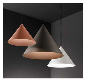 ICONIC SOSPENSIONE SINGOLA A CONO 3 MISURE IN ALLUMINIO 3 COLORI LAMPADINA ATTACCO E27 DESIGN MODERNO