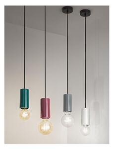 IDEA PICCOLA SOSPENSIONE SINGOLA D8 CM IN CERAMICA 5 COLORI LAMPADINA ATTACCO E27 DESIGN MODERNO