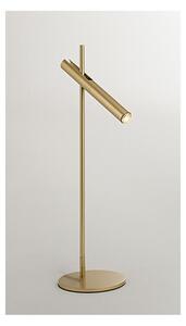 SNIPER LAMPADA DA TAVOLO CON TESTA ORIENTABILE IN ALLUMINIO FINITURA ORO LED 6W LUCE 3000K TOUCH DIMMER