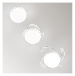 OPEN + VENTILATORE BIANCO O NERO D106 CM CON PALE A SCOMPARSA LED 36W CCT 3000-4000-6000K TELECOMANDO INCLUSO