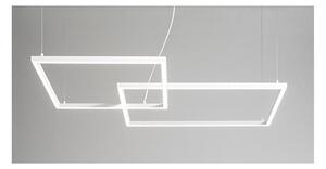 CROSS LAMPADARIO A SOSPENSIONE BIANCO O NERO LED 64W LUCE CCT 3000K-4000K-6000K DIMMERABILE MODERNO