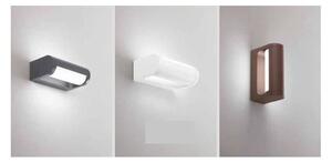 ORIENTA APPLIQUE DA ESTERNO ORIENTABILE IP65 LED 12W LUCE 3000K ANTRACITE,BIANCA O CORTEN MODERNA
