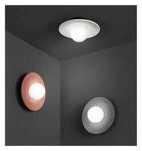 HUEVO PLAFONIERA APPLIQUE IN CEMENTO 3 COLORI CON SFERA IN VETRO BIANCO LAMPADINA ATTACCO E27 MODERNA