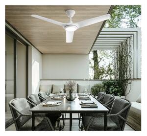 NOVA VENTILATORE BIANCO 3 PALE IP66 D142 CM LED 18W CCT 3000-4000-6000K DIMMERABILE TELECOMANDO INCLUSO