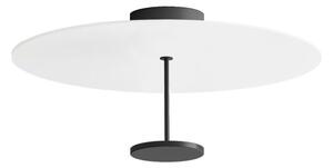 STILO PLAFONIERA BIANCA D54 CM CON DIFFUSORE IN 5 COLORI LED 24W LUCE 2700K E 3000K DESIGN MODERNO